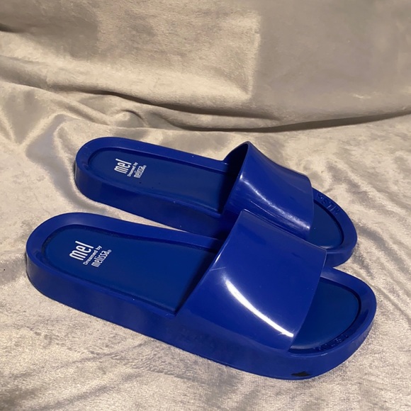 Mel by Melissa Blue Slides Y2K - Picture 2 of 8